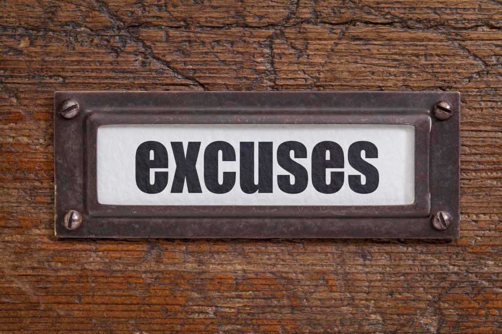 3 Top Excuses Used for Not Taking Action
